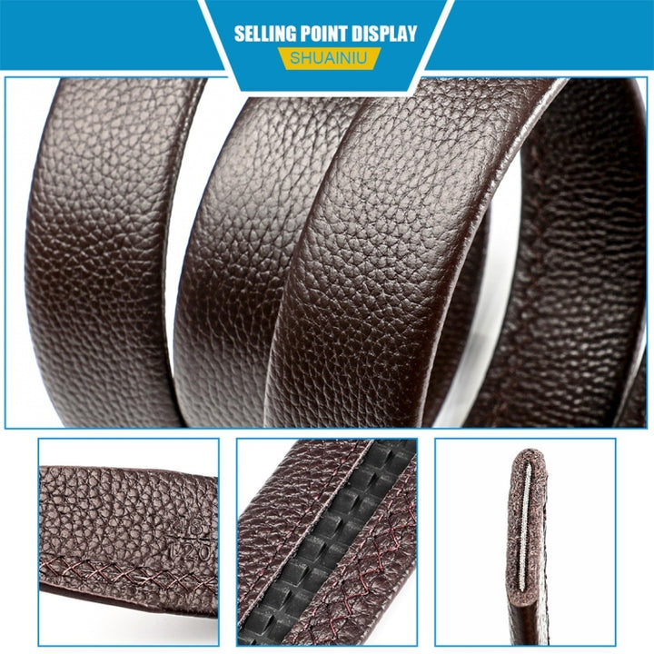 Men Casual Cow Leather Belt Waistband, Length: 110cm, Length: 110cm