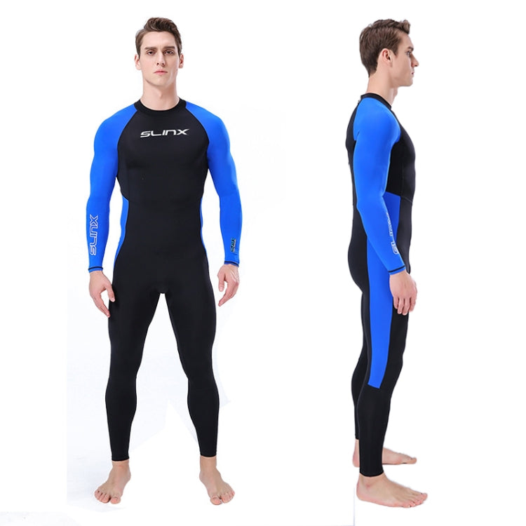 SLINX 1707 Lycra Quick-drying Long-sleeved Sunscreen Full Body Diving Wetsuit for Men, S, M, L, XL, XXL, XXXL