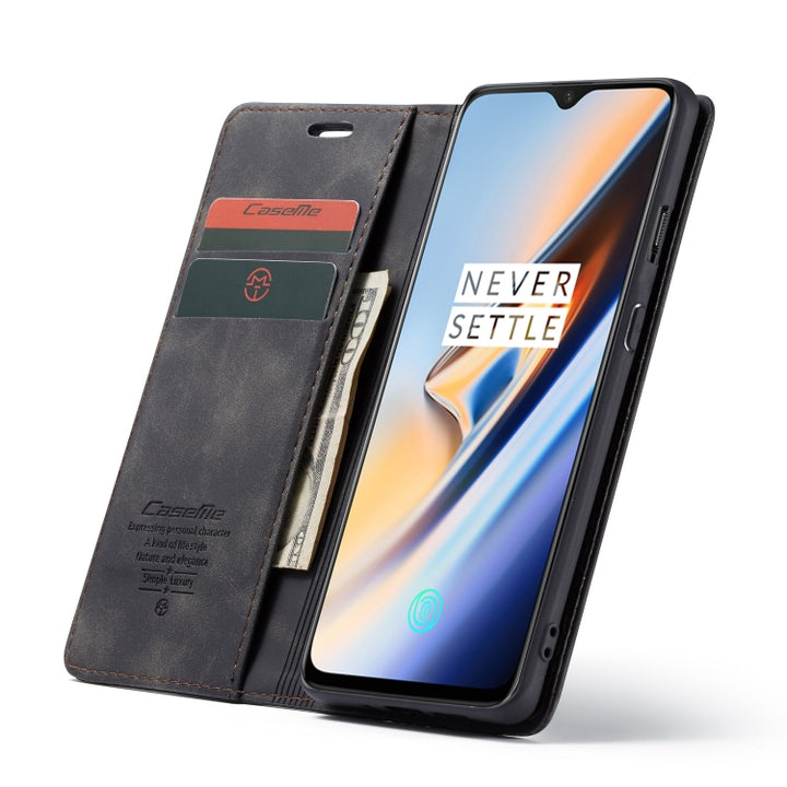 CaseMe-013 Detachable Multifunctional Horizontal Flip Leather Case with Card Slot & Holder & Zipper Wallet & Photo Frame, For OnePlus 7, For Oneplus 7