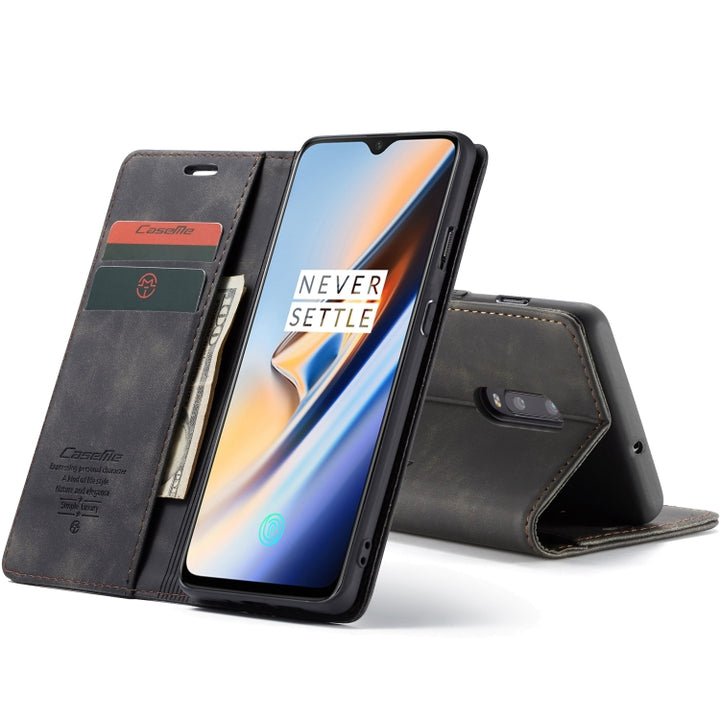 CaseMe-013 Detachable Multifunctional Horizontal Flip Leather Case with Card Slot & Holder & Zipper Wallet & Photo Frame, For OnePlus 7, For Oneplus 7