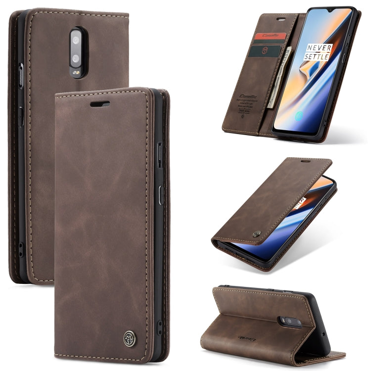 CaseMe-013 Detachable Multifunctional Horizontal Flip Leather Case with Card Slot & Holder & Zipper Wallet & Photo Frame, For OnePlus 7, For Oneplus 7