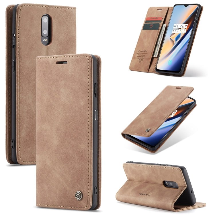 CaseMe-013 Detachable Multifunctional Horizontal Flip Leather Case with Card Slot & Holder & Zipper Wallet & Photo Frame, For OnePlus 7, For Oneplus 7