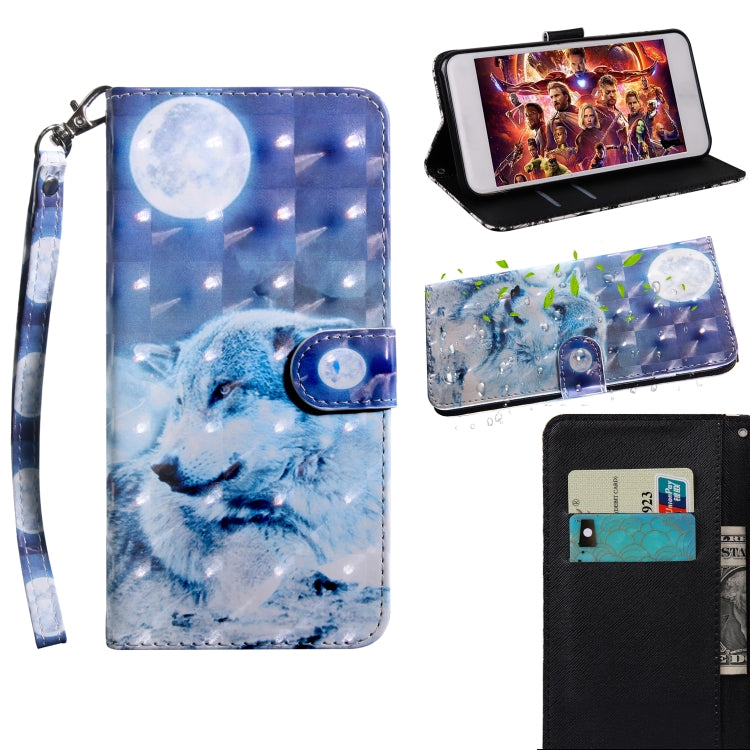 3D Painting Pattern Coloured Drawing Horizontal Flip TPU + PU Leather Case with Holder & Card Slots & Wallet, For Sony Xperia L3, For Sony Xperia 10 / XA3, For Sony Xperia 10 Plus /  XA3 Ultra