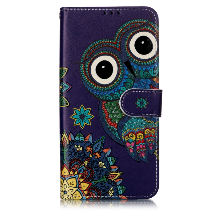 Oil Embossed Coloured Drawing Pattern Horizontal Flip PU Leather Case with Holder & Card Slots & Wallet & Photo Frame, For Galaxy A10 / M10, For Galaxy A20 / A30, For Galaxy A20e