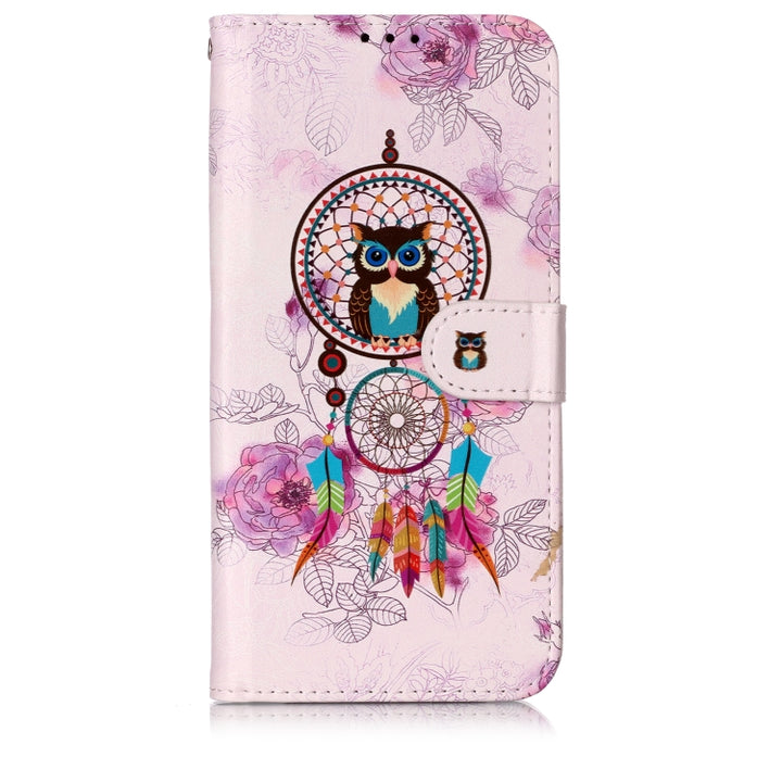 Oil Embossed Coloured Drawing Pattern Horizontal Flip PU Leather Case with Holder & Card Slots & Wallet & Photo Frame, For Galaxy A10 / M10, For Galaxy A20 / A30, For Galaxy A20e