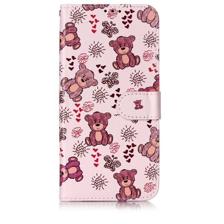 Oil Embossed Coloured Drawing Pattern Horizontal Flip PU Leather Case with Holder & Card Slots & Wallet & Photo Frame, For Galaxy A10 / M10, For Galaxy A20 / A30, For Galaxy A20e