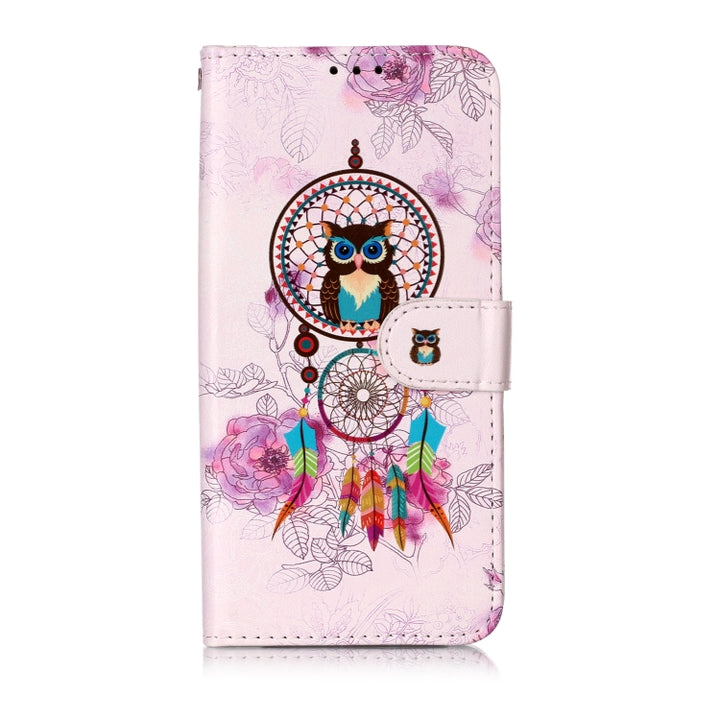 Oil Embossed Coloured Drawing Pattern Horizontal Flip PU Leather Case with Holder & Card Slots & Wallet & Photo Frame, For Galaxy A10 / M10, For Galaxy A20 / A30, For Galaxy A20e