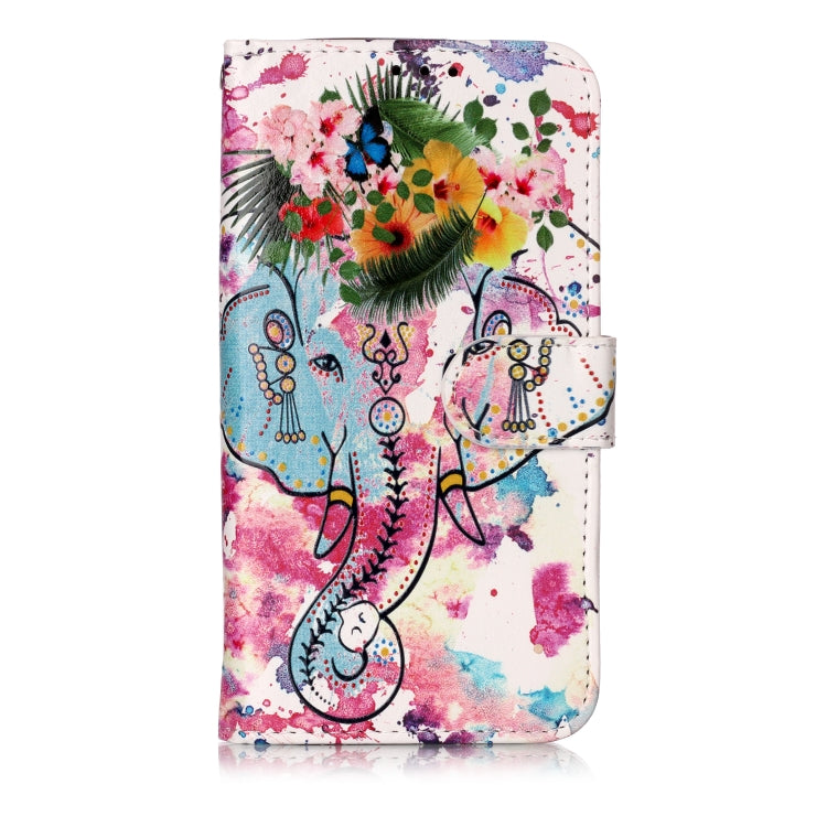 Oil Embossed Coloured Drawing Pattern Horizontal Flip PU Leather Case with Holder & Card Slots & Wallet & Photo Frame, For Galaxy A40, For Galaxy A50, For Galaxy A60 / M40