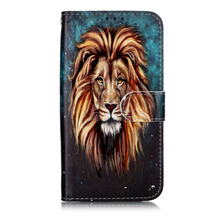 Oil Embossed Coloured Drawing Pattern Horizontal Flip PU Leather Case with Holder & Card Slots & Wallet & Photo Frame, For Galaxy A40, For Galaxy A50, For Galaxy A60 / M40