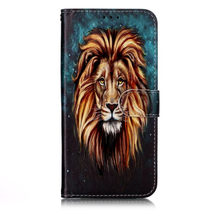 Oil Embossed Coloured Drawing Pattern Horizontal Flip PU Leather Case with Holder & Card Slots & Wallet & Photo Frame, For Galaxy A40, For Galaxy A50, For Galaxy A60 / M40