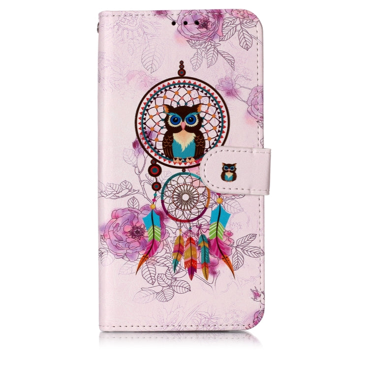 Oil Embossed Coloured Drawing Pattern Horizontal Flip PU Leather Case with Holder & Card Slots & Wallet & Photo Frame, For Galaxy A40, For Galaxy A50, For Galaxy A60 / M40