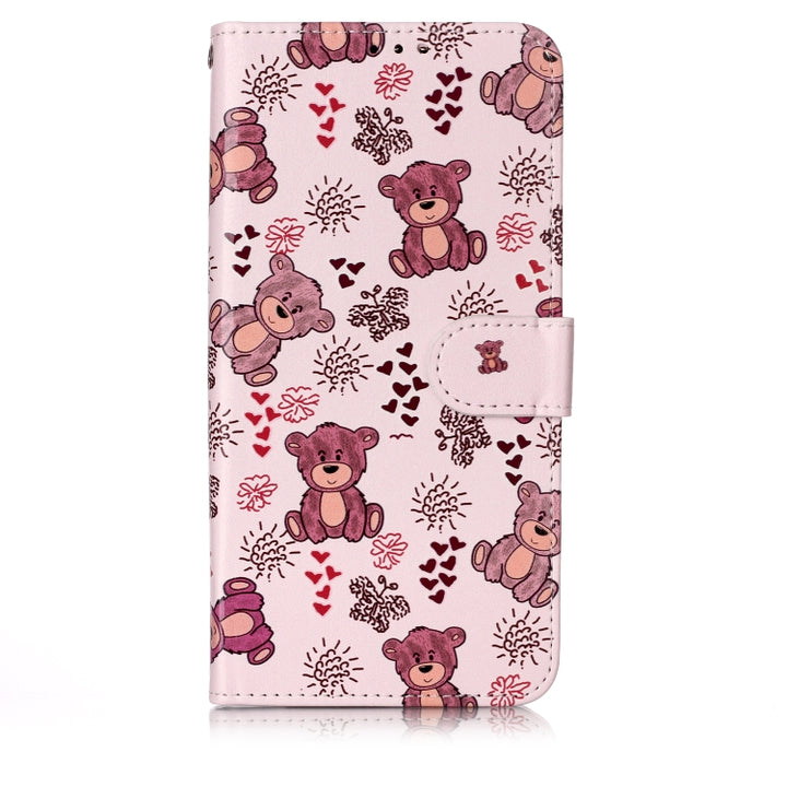 Oil Embossed Coloured Drawing Pattern Horizontal Flip PU Leather Case with Holder & Card Slots & Wallet & Photo Frame, For Galaxy A40, For Galaxy A50, For Galaxy A60 / M40