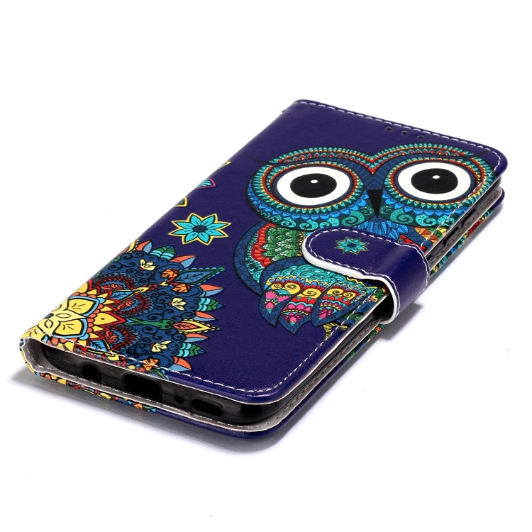 Oil Embossed Coloured Drawing Pattern Horizontal Flip PU Leather Case with Holder & Card Slots & Wallet & Photo Frame, For Galaxy A70, For LG G8 ThinQ, For LG Stylo 5