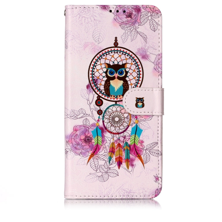 Oil Embossed Coloured Drawing Pattern Horizontal Flip PU Leather Case with Holder & Card Slots & Wallet & Photo Frame, For Galaxy A70, For LG G8 ThinQ, For LG Stylo 5