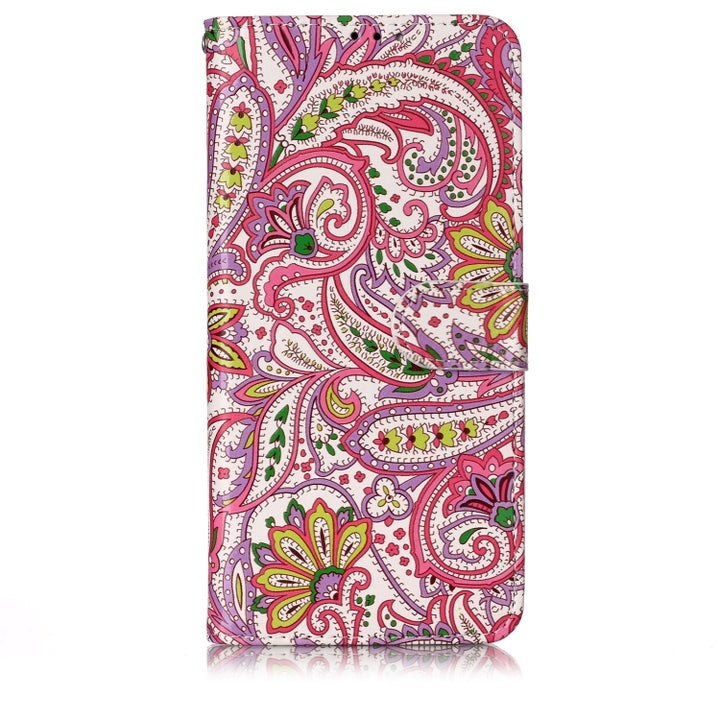 Oil Embossed Coloured Drawing Pattern Horizontal Flip PU Leather Case with Holder & Card Slots & Wallet & Photo Frame, For Galaxy A70, For LG G8 ThinQ, For LG Stylo 5