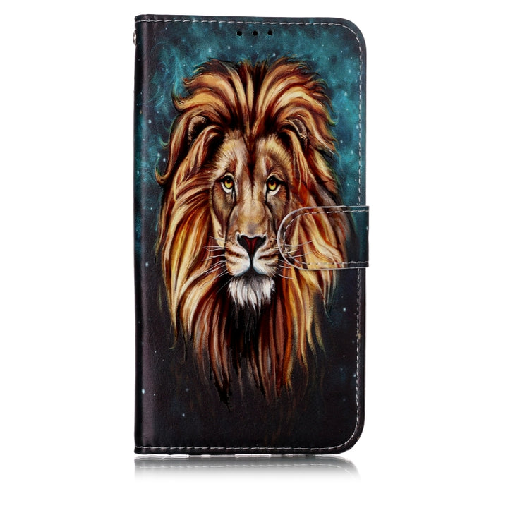 Oil Embossed Coloured Drawing Pattern Horizontal Flip PU Leather Case with Holder & Card Slots & Wallet & Photo Frame, For Galaxy A70, For LG G8 ThinQ, For LG Stylo 5