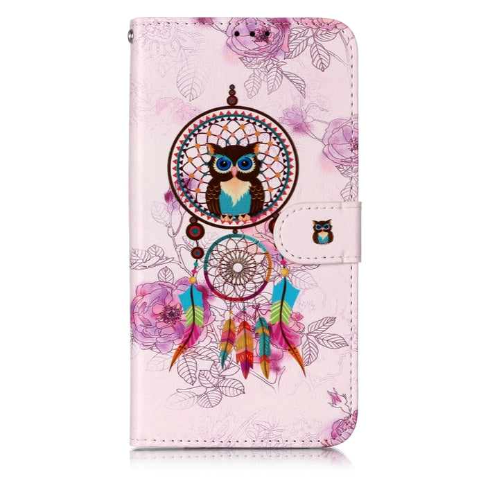 Oil Embossed Coloured Drawing Pattern Horizontal Flip PU Leather Case with Holder & Card Slots & Wallet & Photo Frame, For Galaxy A70, For LG G8 ThinQ, For LG Stylo 5