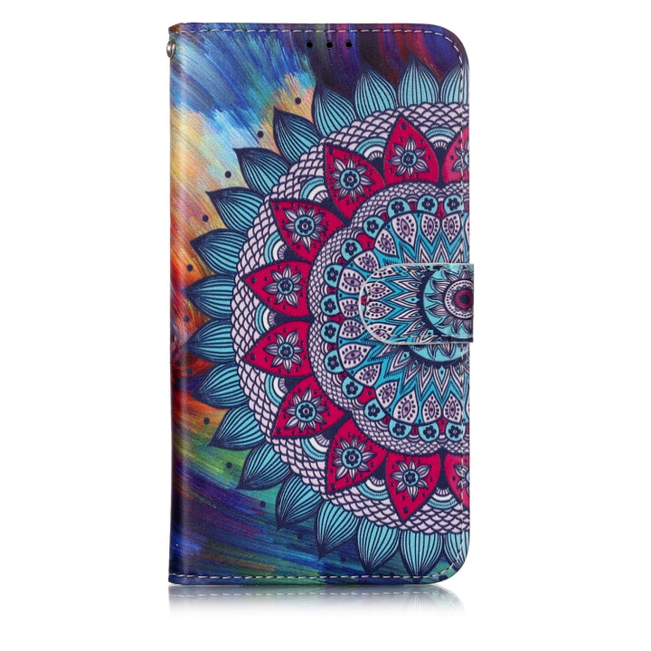 Oil Embossed Coloured Drawing Pattern Horizontal Flip PU Leather Case with Holder & Card Slots & Wallet & Photo Frame, For Galaxy A70, For LG G8 ThinQ, For LG Stylo 5