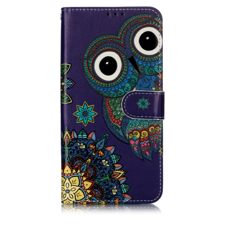 Oil Embossed Coloured Drawing Pattern Horizontal Flip PU Leather Case with Holder & Card Slots & Wallet & Photo Frame, For Galaxy M20, For Galaxy M30, For OnePlus 7