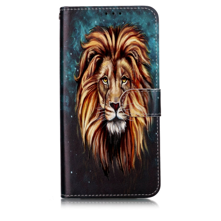 Oil Embossed Coloured Drawing Pattern Horizontal Flip PU Leather Case with Holder & Card Slots & Wallet & Photo Frame, For Galaxy M20, For Galaxy M30, For OnePlus 7