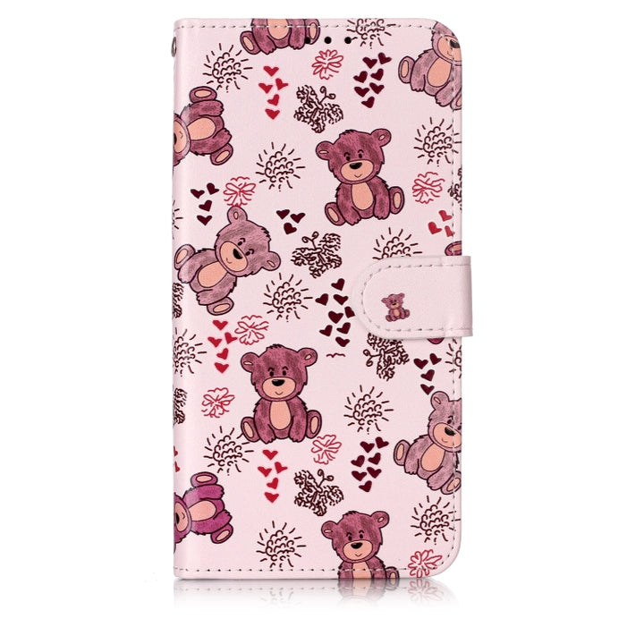 Oil Embossed Coloured Drawing Pattern Horizontal Flip PU Leather Case with Holder & Card Slots & Wallet & Photo Frame, For Galaxy M20, For Galaxy M30, For OnePlus 7