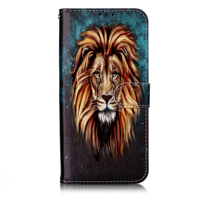 Oil Embossed Coloured Drawing Pattern Horizontal Flip PU Leather Case with Holder & Card Slots & Wallet & Photo Frame, For Galaxy M20, For Galaxy M30, For OnePlus 7