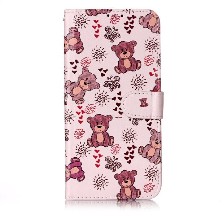 Oil Embossed Coloured Drawing Pattern Horizontal Flip PU Leather Case with Holder & Card Slots & Wallet & Photo Frame, For Galaxy M20, For Galaxy M30, For OnePlus 7