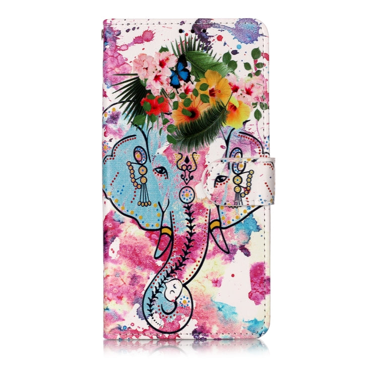 Oil Embossed Coloured Drawing Pattern Horizontal Flip PU Leather Case with Holder & Card Slots & Wallet & Photo Frame, For Huawei P30 Lite, For Xiaomi Redmi 7, For Galaxy S10 5G