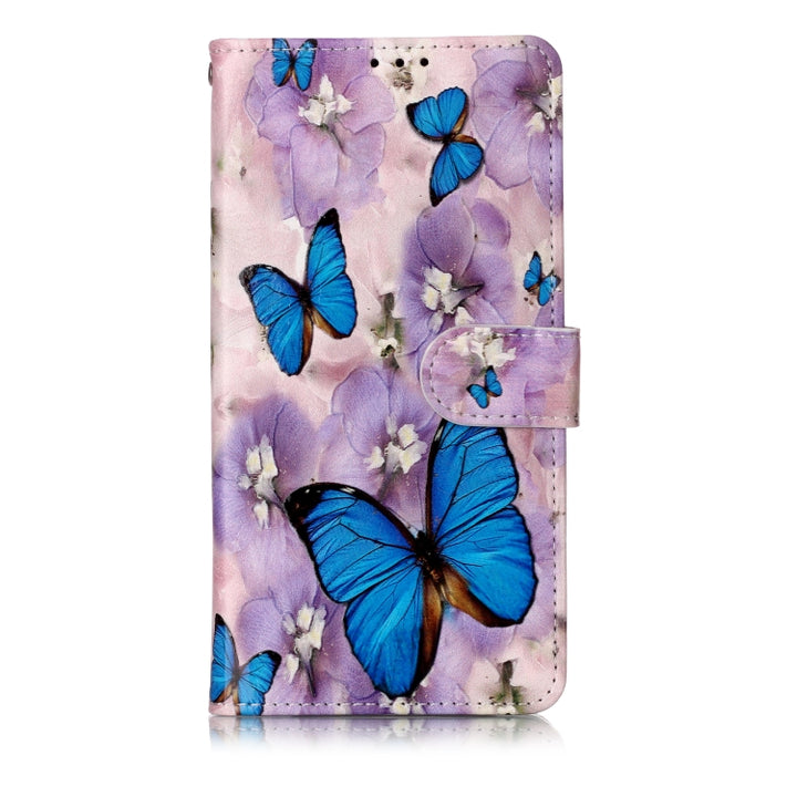 Oil Embossed Coloured Drawing Pattern Horizontal Flip PU Leather Case with Holder & Card Slots & Wallet & Photo Frame, For Huawei P30 Lite, For Xiaomi Redmi 7, For Galaxy S10 5G