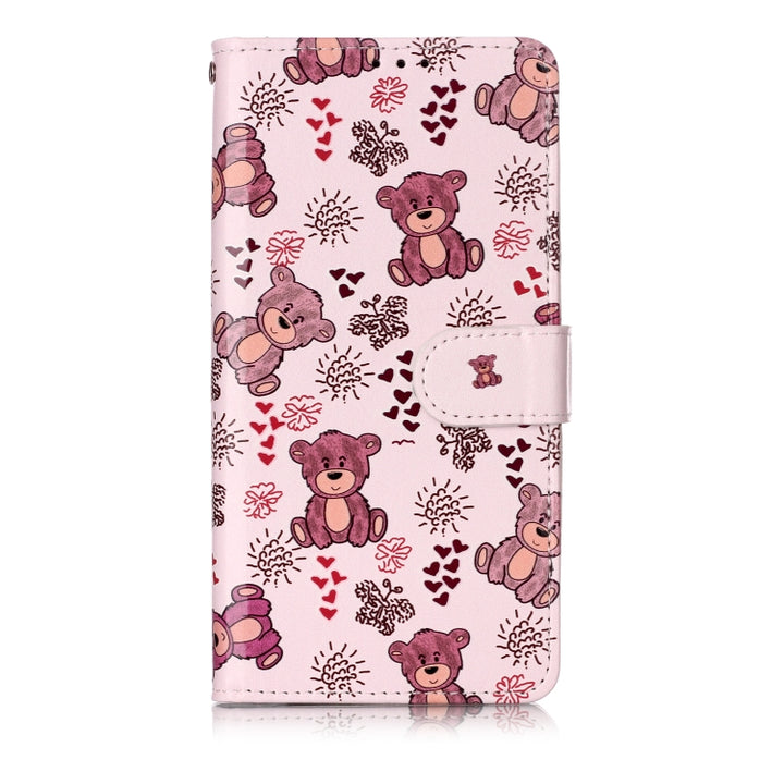 Oil Embossed Coloured Drawing Pattern Horizontal Flip PU Leather Case with Holder & Card Slots & Wallet & Photo Frame, For Huawei P30 Lite, For Xiaomi Redmi 7, For Galaxy S10 5G