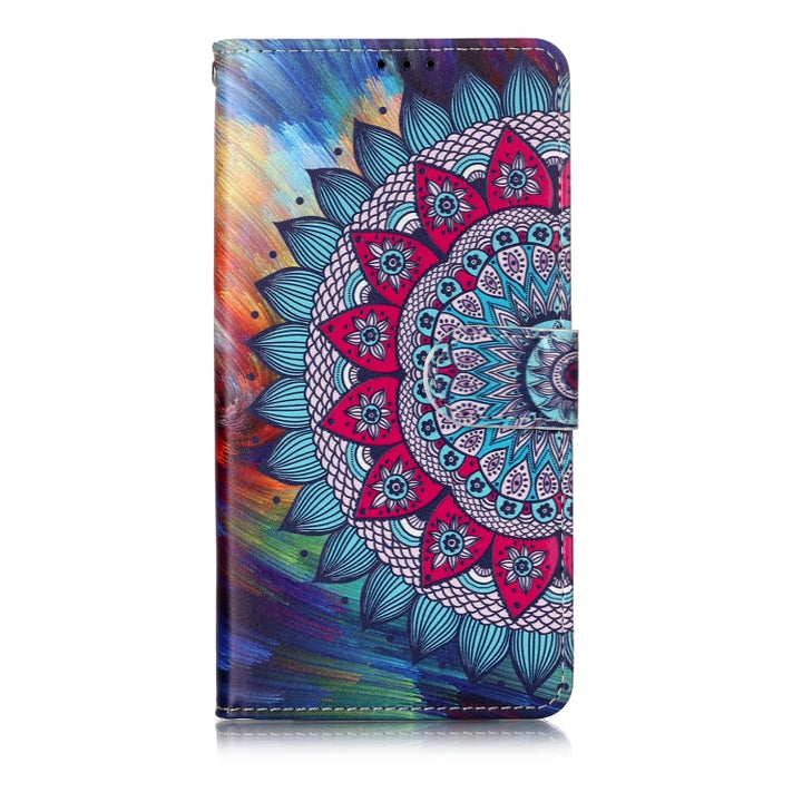 Oil Embossed Coloured Drawing Pattern Horizontal Flip PU Leather Case with Holder & Card Slots & Wallet & Photo Frame, For Huawei P30 Lite, For Xiaomi Redmi 7, For Galaxy S10 5G