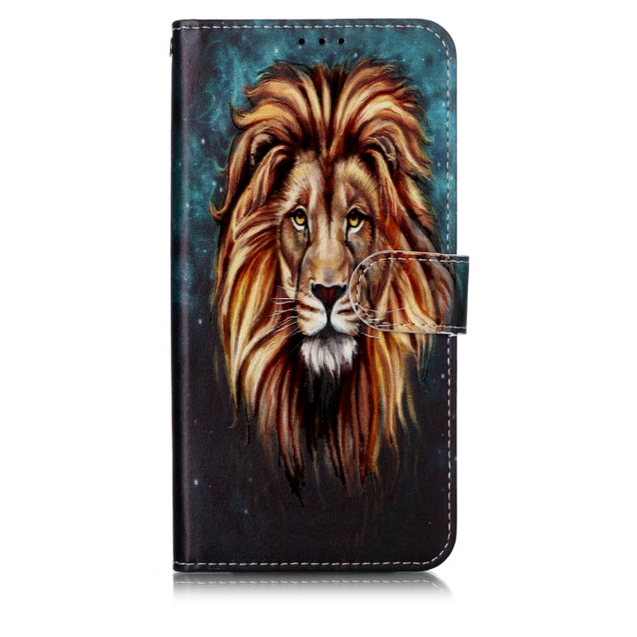 Oil Embossed Coloured Drawing Pattern Horizontal Flip PU Leather Case with Holder & Card Slots & Wallet & Photo Frame, For Huawei P30 Lite, For Xiaomi Redmi 7, For Galaxy S10 5G