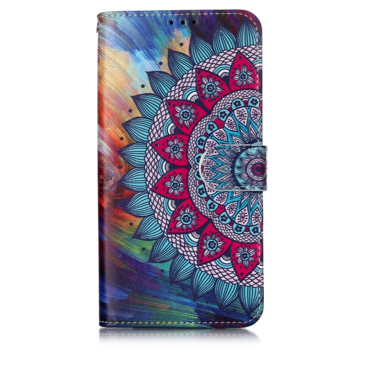 Oil Embossed Coloured Drawing Pattern Horizontal Flip PU Leather Case with Holder & Card Slots & Wallet & Photo Frame, For Huawei P30 Lite, For Xiaomi Redmi 7, For Galaxy S10 5G