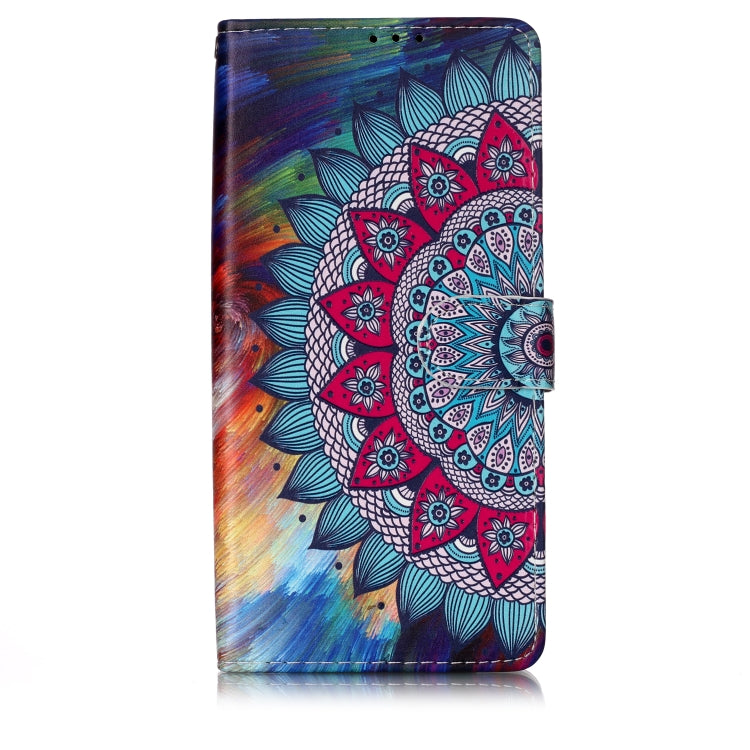 Oil Embossed Coloured Drawing Pattern Horizontal Flip PU Leather Case with Holder & Card Slots & Wallet & Photo Frame, For Huawei P30 Lite, For Xiaomi Redmi 7, For Galaxy S10 5G