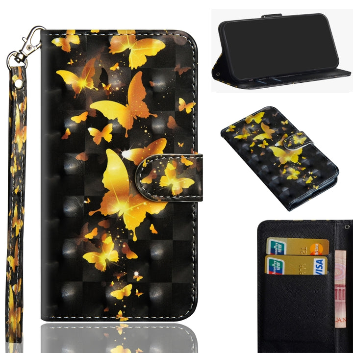 3D Painting Pattern Coloured Drawing Horizontal Flip TPU + PU Leather Case with Holder & Card Slots & Wallet, For LG Q60 / K50, For Google Pixel 3A, for Google Pixel 3A, For Google Pixel 3A XL