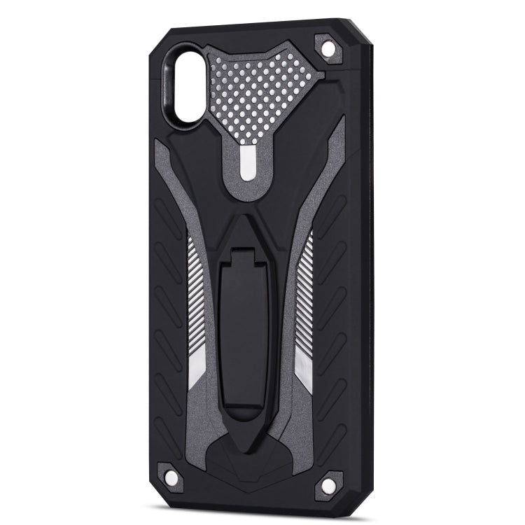 Shockproof TPU + PC Protective Case with Holder, For Huawei Y5 (2019), For Xiaomi Redmi 7, For Xiaomi Redmi Go, For Xiaomi Redmi Note 7