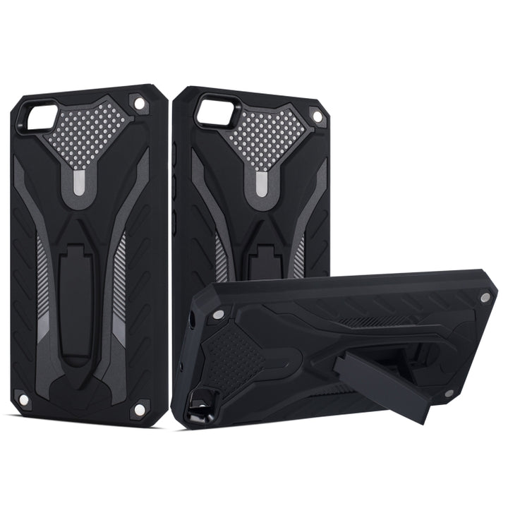 Shockproof TPU + PC Protective Case with Holder, For Huawei Y5 (2019), For Xiaomi Redmi 7, For Xiaomi Redmi Go, For Xiaomi Redmi Note 7