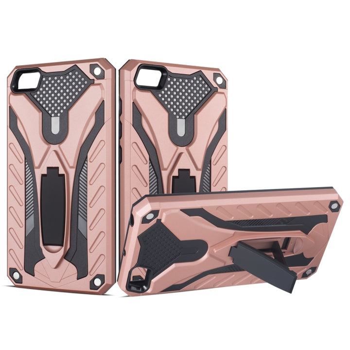 Shockproof TPU + PC Protective Case with Holder, For Huawei Y5 (2019), For Xiaomi Redmi 7, For Xiaomi Redmi Go, For Xiaomi Redmi Note 7