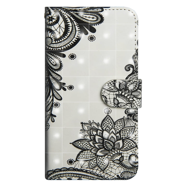 3D Painting Pattern Horizontal Flip TPU + PU Leather Case with Holder & Card Slots & Wallet, For Huawei P30, For Huawei P30 Pro, For Huawei Mate 20 Lite