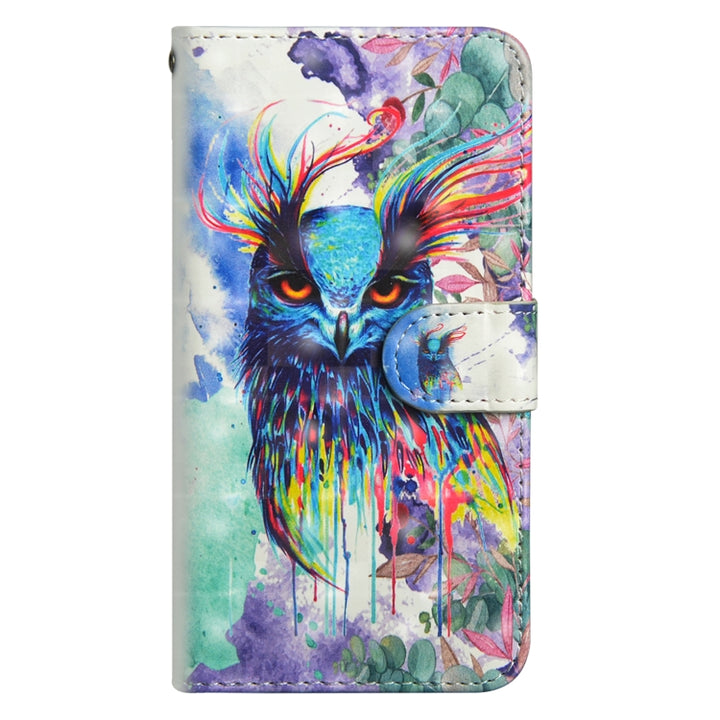 3D Painting Pattern Horizontal Flip TPU + PU Leather Case with Holder & Card Slots & Wallet, For Huawei Nova 3, For Huawei Nova 3i, For Huawei Nova 4