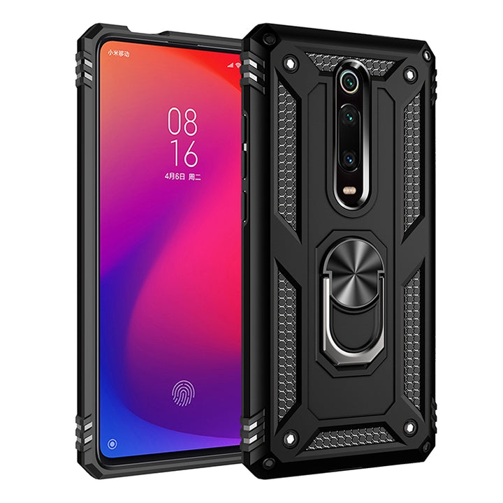 Armor Shockproof TPU + PC Protective Case with 360 Degree Rotation Holder for, For Huawei Mate 20 Pro, For Xiaomi Redmi K20