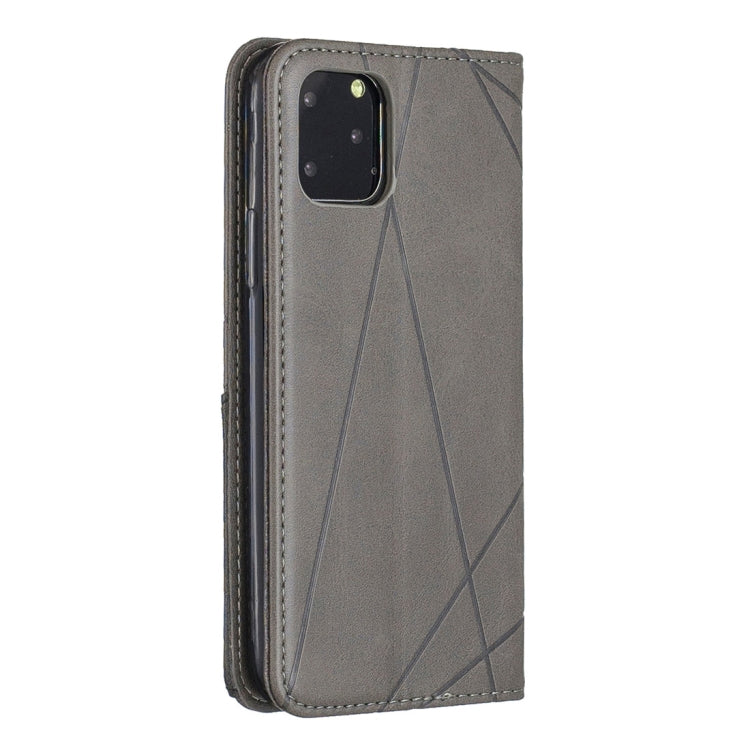 Rhombus Texture Horizontal Flip Magnetic Leather Case with Holder & Card Slots & Wallet, For iPhone 11 Pro, For iPhone 11 Pro Max, For iPhone 11, For iPhone XS / X, For iPhone XS Max