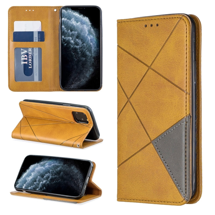 Rhombus Texture Horizontal Flip Magnetic Leather Case with Holder & Card Slots & Wallet, For iPhone 11 Pro, For iPhone 11 Pro Max, For iPhone 11, For iPhone XS / X, For iPhone XS Max