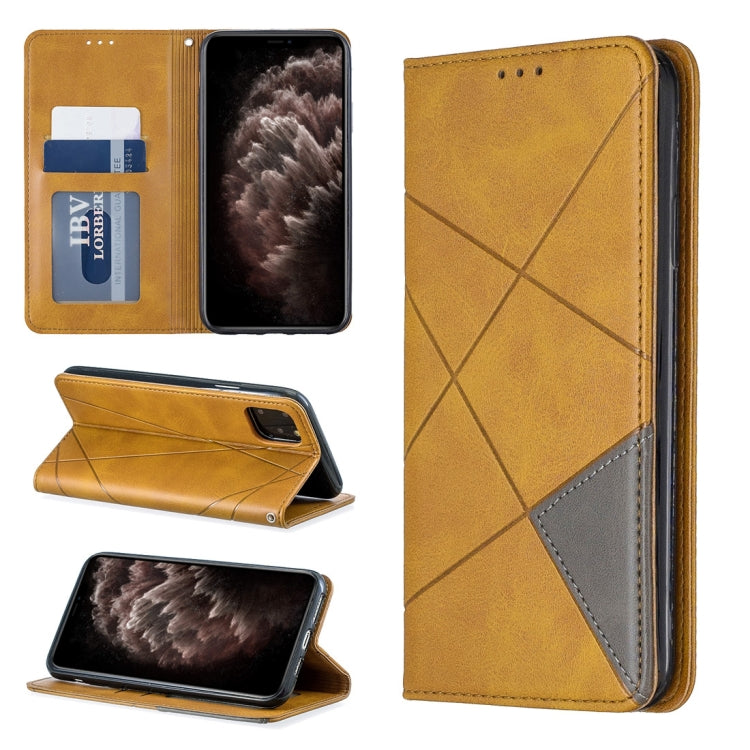 Rhombus Texture Horizontal Flip Magnetic Leather Case with Holder & Card Slots & Wallet, For iPhone 11 Pro, For iPhone 11 Pro Max, For iPhone 11, For iPhone XS / X, For iPhone XS Max