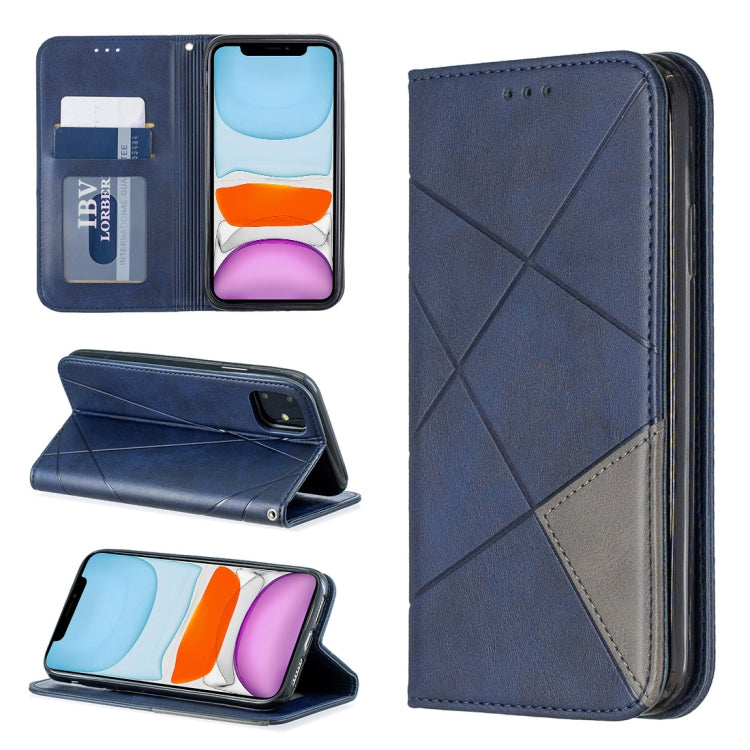 Rhombus Texture Horizontal Flip Magnetic Leather Case with Holder & Card Slots & Wallet, For iPhone 11 Pro, For iPhone 11 Pro Max, For iPhone 11, For iPhone XS / X, For iPhone XS Max