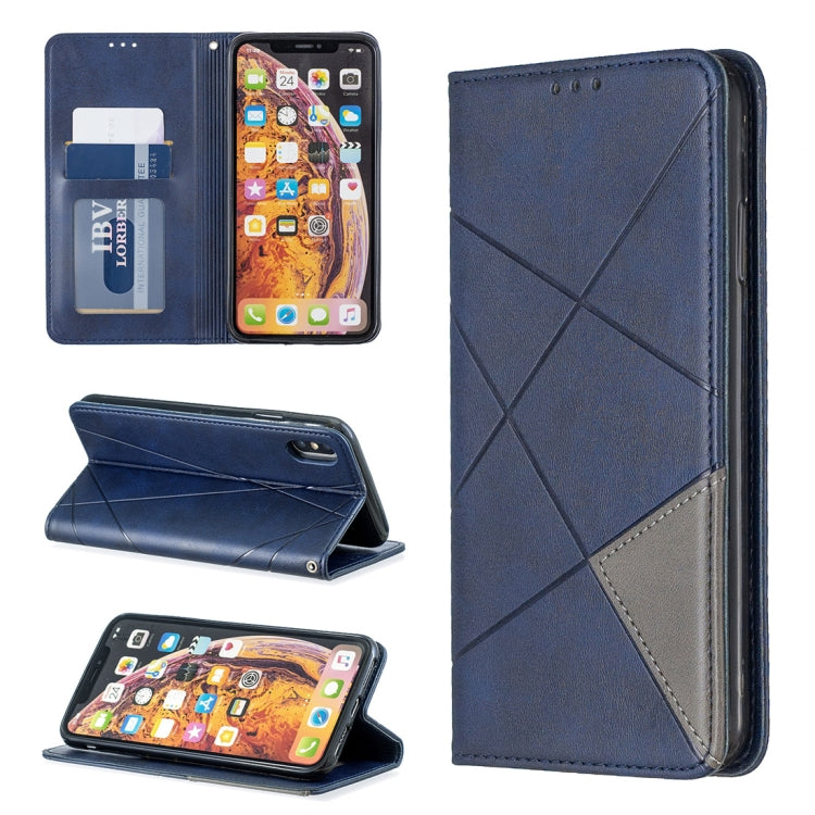 Rhombus Texture Horizontal Flip Magnetic Leather Case with Holder & Card Slots & Wallet, For iPhone 11 Pro, For iPhone 11 Pro Max, For iPhone 11, For iPhone XS / X, For iPhone XS Max