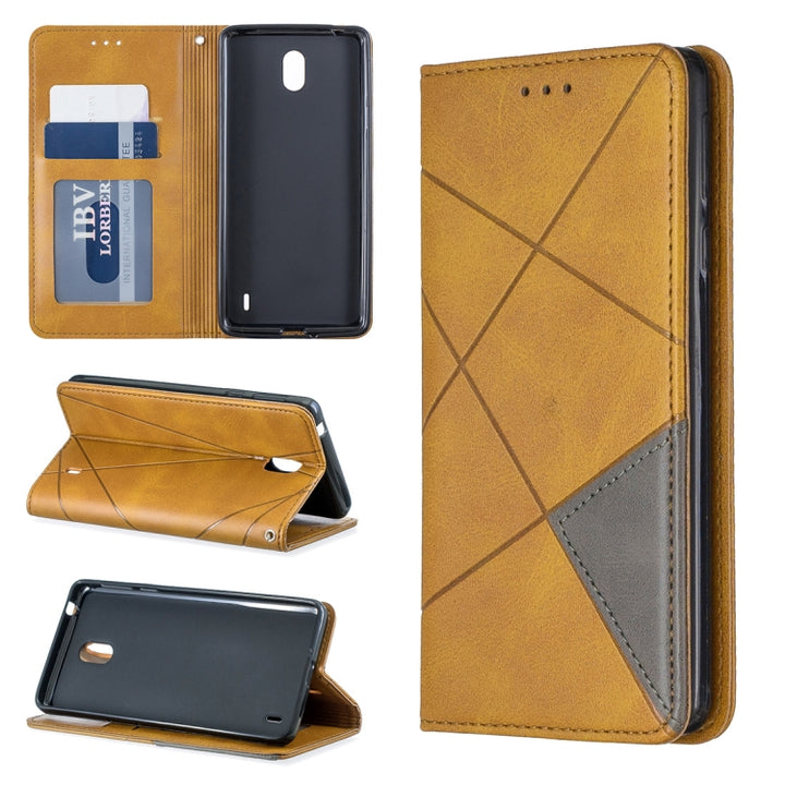 Rhombus Texture Horizontal Flip Magnetic Leather Case with Holder & Card Slots & Wallet, For Nokia 1 Plus, For Nokia 4.2, For Nokia 3.2, For Nokia 2.2