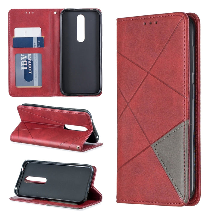 Rhombus Texture Horizontal Flip Magnetic Leather Case with Holder & Card Slots & Wallet, For Nokia 1 Plus, For Nokia 4.2, For Nokia 3.2, For Nokia 2.2