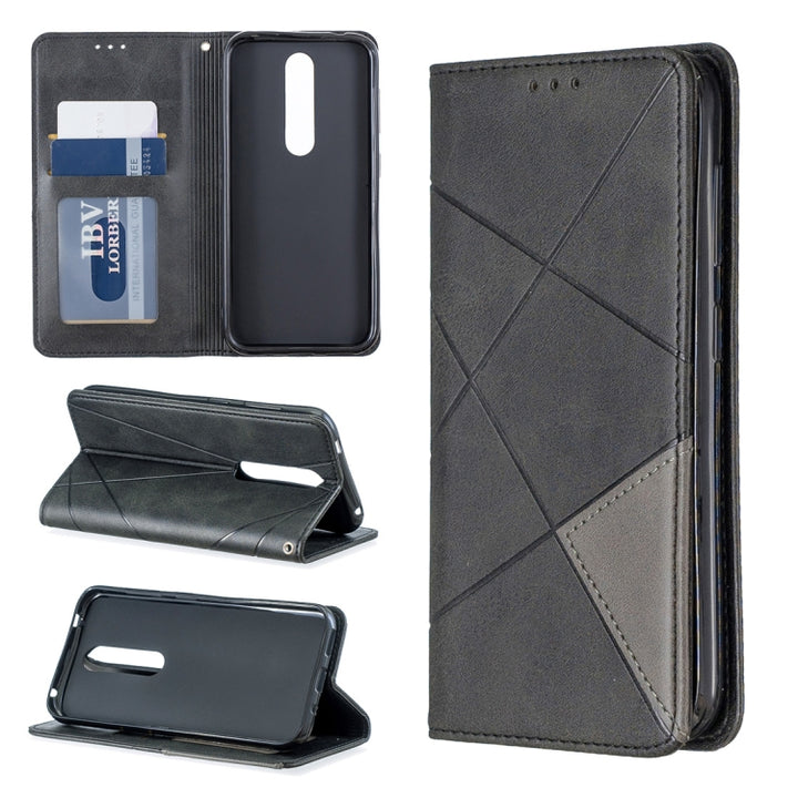 Rhombus Texture Horizontal Flip Magnetic Leather Case with Holder & Card Slots & Wallet, For Nokia 1 Plus, For Nokia 4.2, For Nokia 3.2, For Nokia 2.2