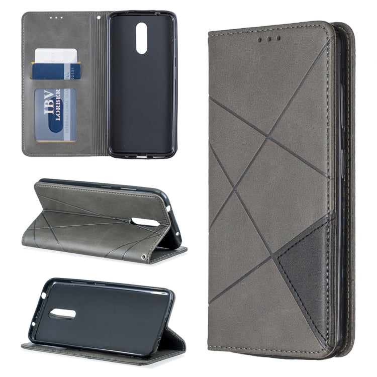 Rhombus Texture Horizontal Flip Magnetic Leather Case with Holder & Card Slots & Wallet, For Nokia 1 Plus, For Nokia 4.2, For Nokia 3.2, For Nokia 2.2